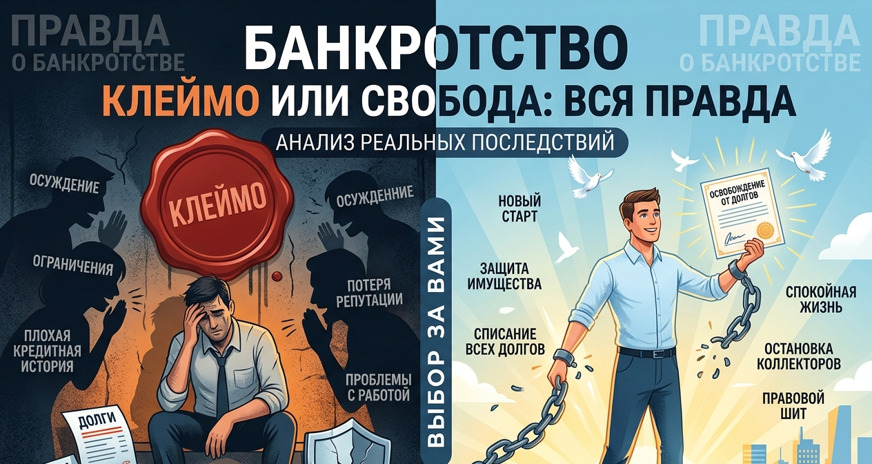 Банкротство — клеймо на всю жизнь