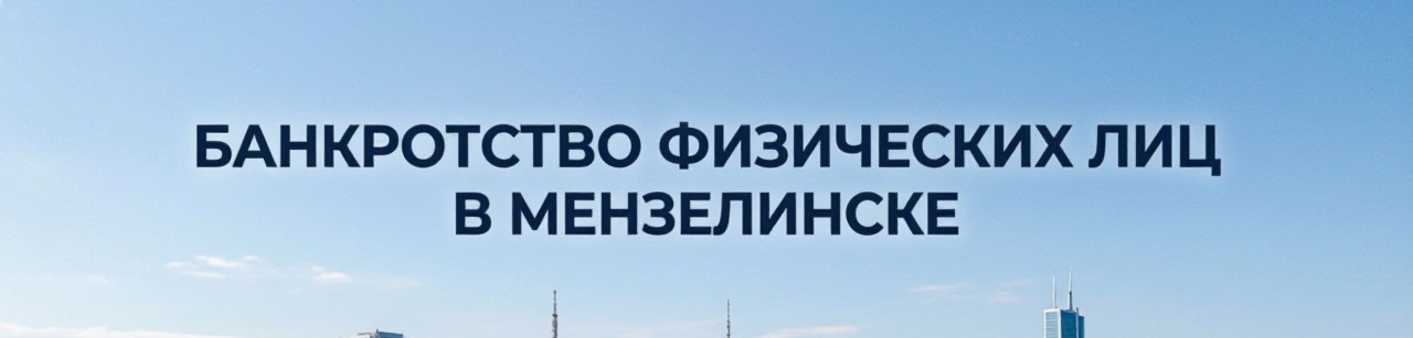 Банкротство физических лиц в Мензелинске
